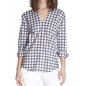 NEW BUKI double vee shirt in white